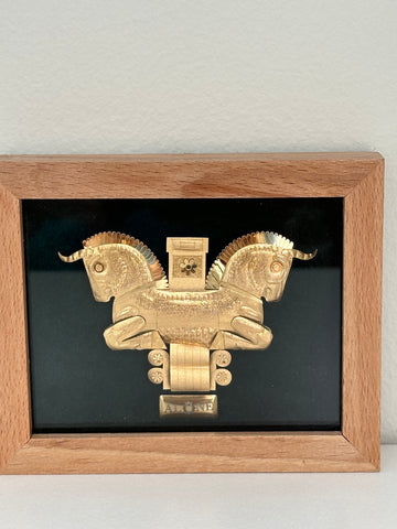 Persian Hakhamaneshi Gold plated  Decorative Frame