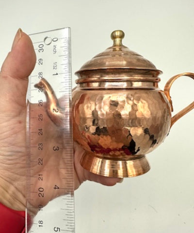 Mini Copper teapot to brew saffron