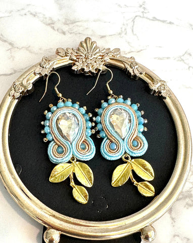 Handmade Embroidery Earrings