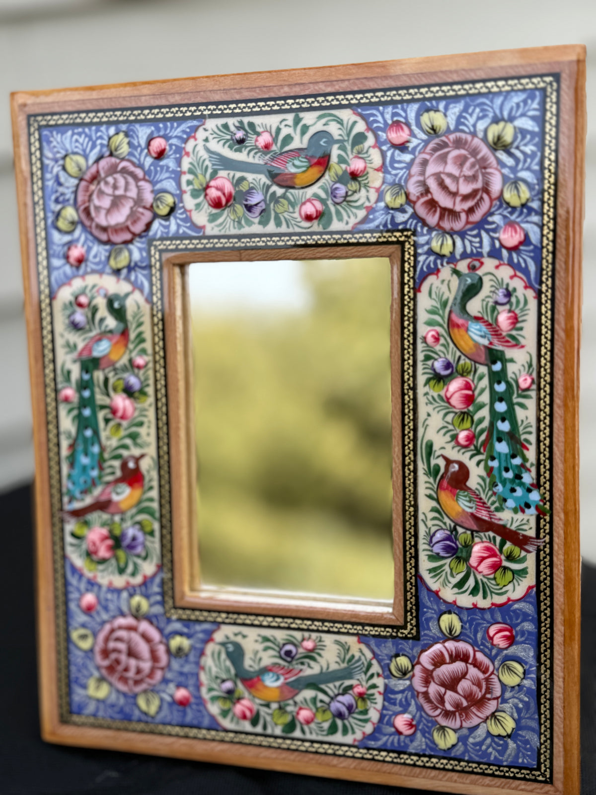 Handmade Mirror With Handmade Frame