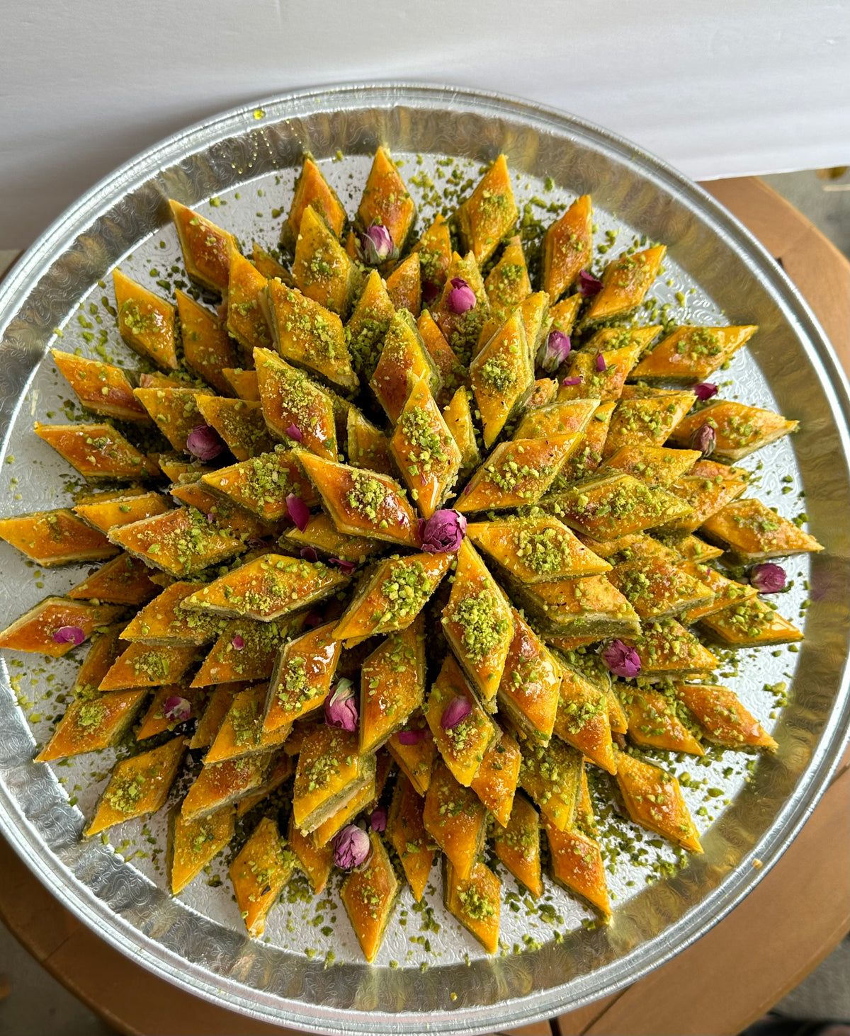 Persian Pistachios & Almonds Baklava Tray