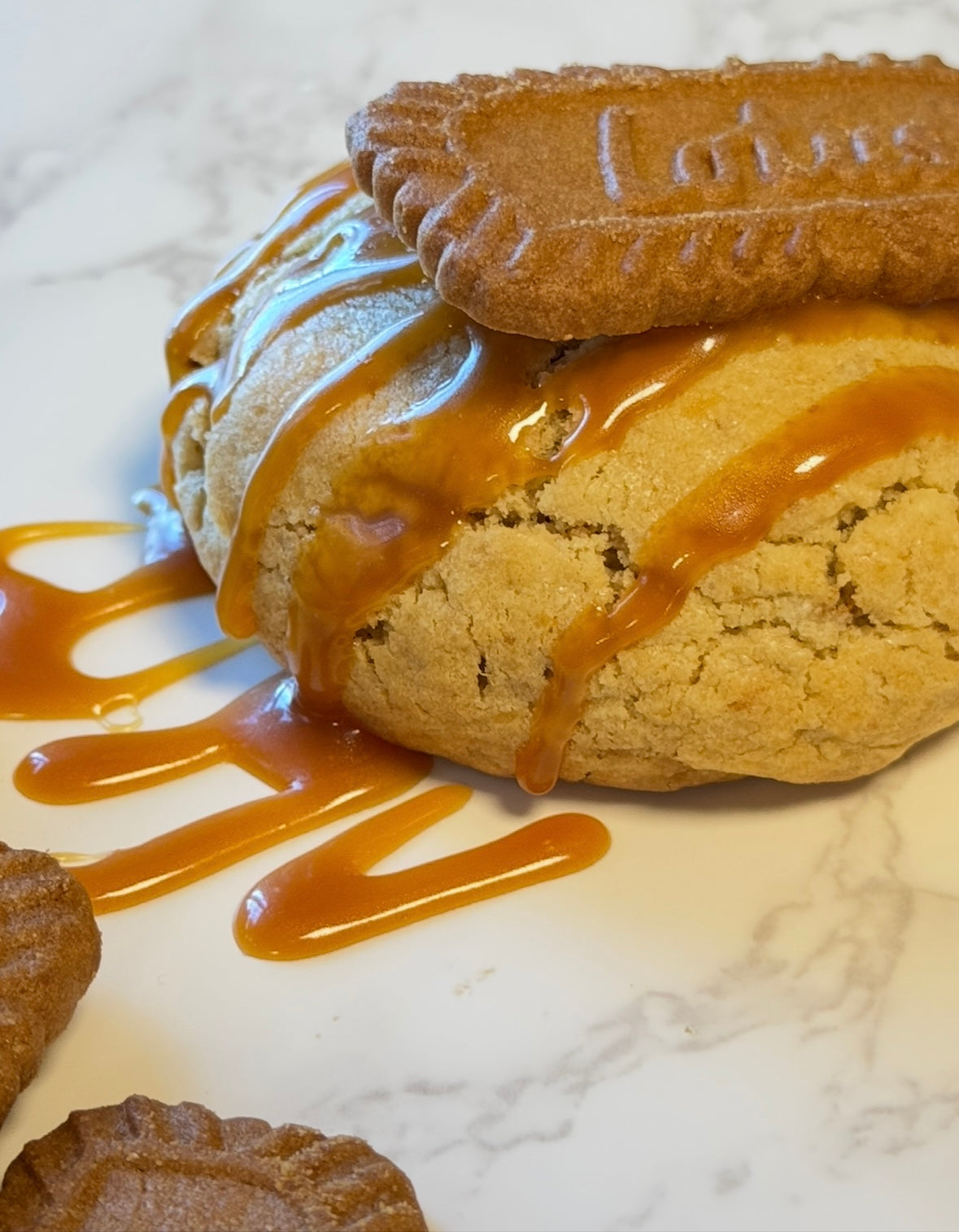 Biscoff Cookie with Biscoff cream filling