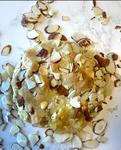 Almond Croissant Cookie filled with Almond cream