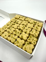 Persian Chickpeas Cookies/Nokhodchi with pistachios