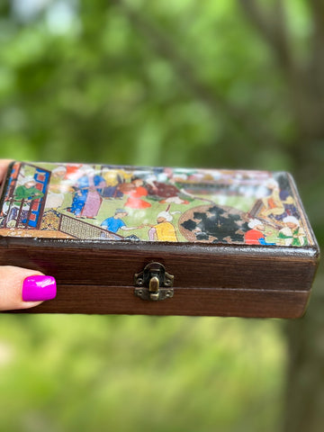 Handmade Wooden Glass Box