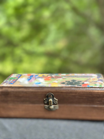 Handmade Wooden Glass Box